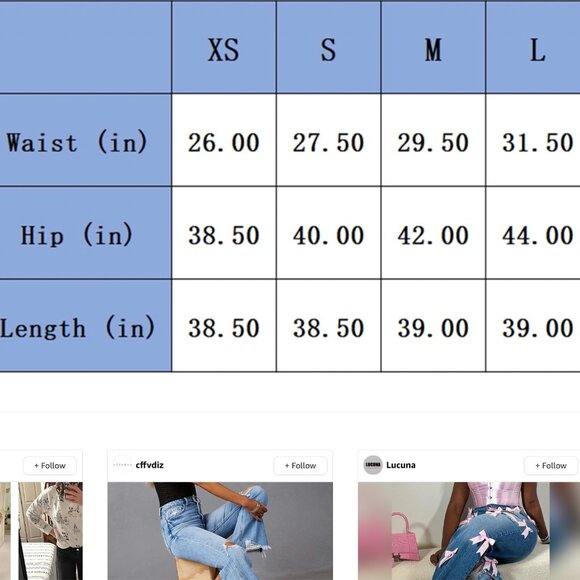 Decivi | Classic Straight Leg Mid Rise Stretch Denim Jeans Ankle Length Large - Picture 4 of 10